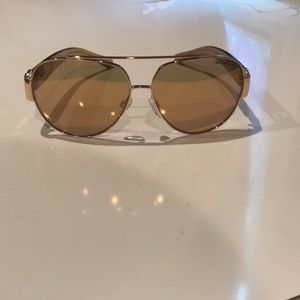 Michael kors rose gold sunglasses worn 2 times!